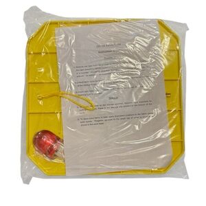 Yellow‎ Collapsible  Safety Cone With Integrated Light NEW